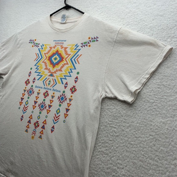 VTG Delta Graphic T-Shirt Unisex Large Native American Dreamstarter Aztec Retro - Picture 4 of 12